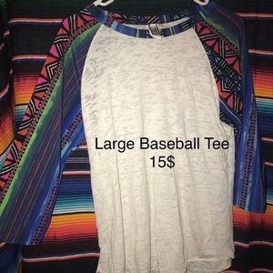 Aztec Sleeve baseball tee